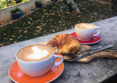 coffee on back porch